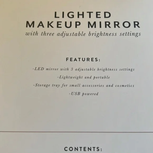 NIB Lighted Makeup Mirror - Picture 4 of 8